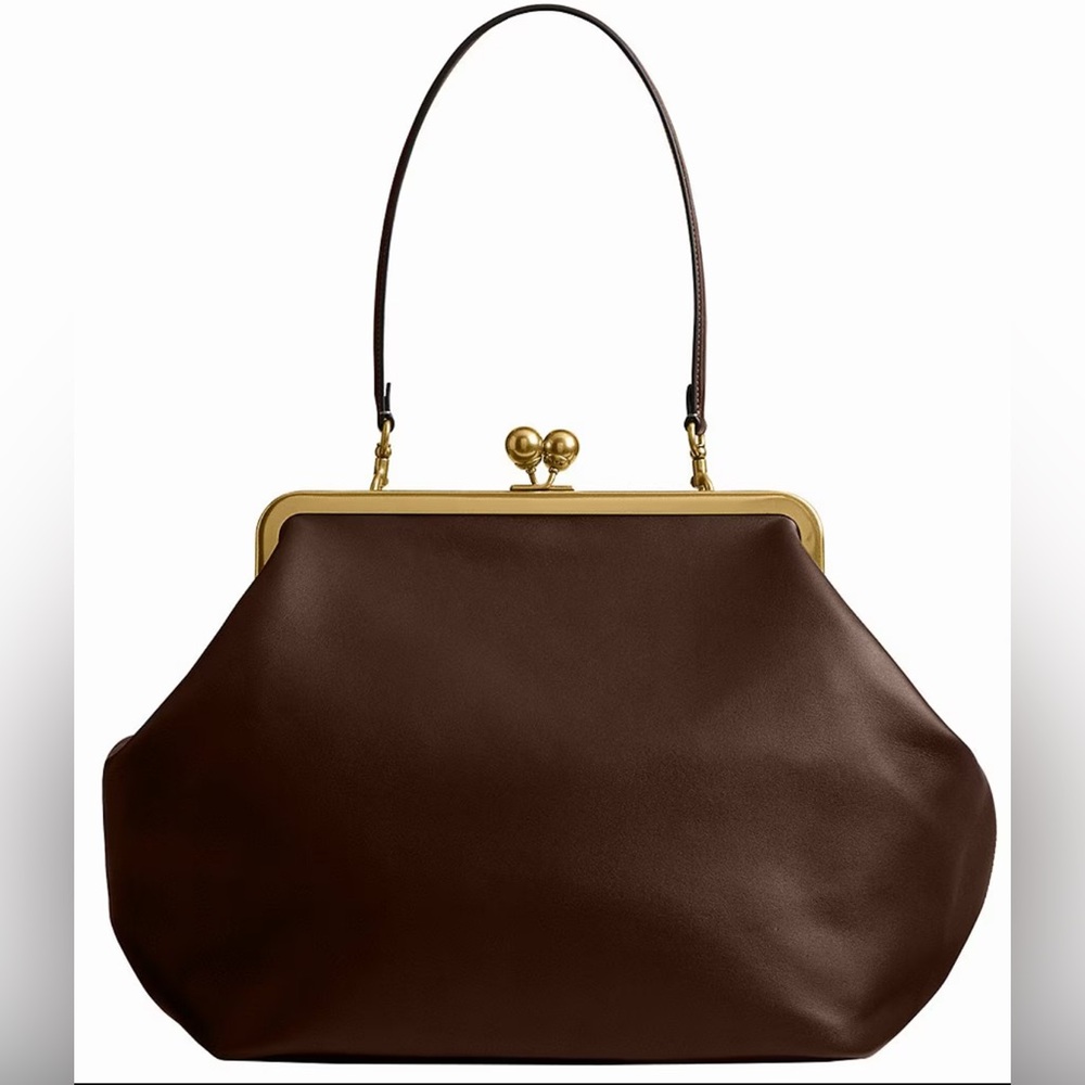 Coach Large Kisslock Frame Bag (NWT)
